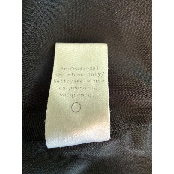 Rag & Bone Black Sleeveless Leather Trim Peplum Top Size 4 - Picture 7 of 7